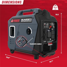 A-iPower 2300W Gas Portable Inverter Generator, RV Ready, Ultra-Lightweight