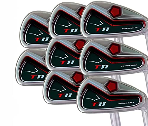Power Back Golf Clubs Iron Set Black