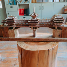 Okjew Handcrafted Wood Wind and Rain Bridge Model