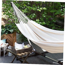 MaGiLL 1pc are You Looking for a Professional Camping Hammock Canvas Hammock Swing Swings Child Swing Indoor Hammock for Portable Hammocks Swing Outdoor Work Tool White