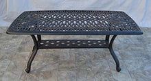 theWorldofpatio Elizabeth Cast Aluminum Powder Coated 6-piece Seating Set with Sunbrella Cushions - Antique Bronze