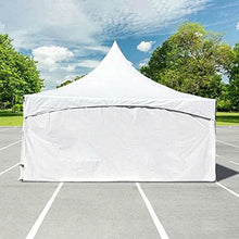 TentandTable 20' x 20' Premium High Peak Frame Tent, White with Sidewalls