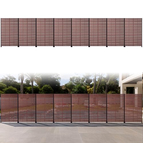 Trygoal 72" Privacy Screen Outdoor Privacy Fence Panel for Patio