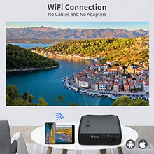 TEDILUVI Home Projector Video Movie Beamer System Full 1080P Native Resolution Theater