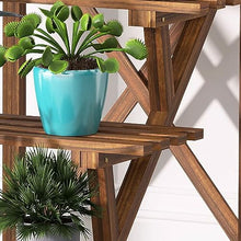 Wood Plant Stand Indoor Outdoor 3 Tiers Flower Stand Corner Stepped Planter Shelf Rack Flowerpot Holder For Plant Display In Patio Balcony Entryway Porch Livingroom Simple Retro Plant Trellis