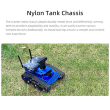 XiaoR Geek AI Vision Robot Kit with Lidar and 7in Touch Screen Blue