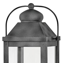 Hinkley Anchorage Large Outdoor Pier Mount Lantern, Aged Zinc Finish