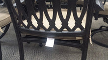 Grand Tuscany Outdoor Patio 9-pc Dining Set 44" X 84" Cast Aluminum Rectangular Table with 8 Chairs