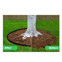 Plastic Fence Factory Stadium Garden Strip Stone and Grass Belt(Black)