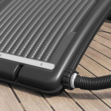 Solar Pool Heating Panel for Above Ground Swimming Pools, Lightweight Curved Water Heater with Adjustable Foot Pegs, 43.3 x 25.6 Inch