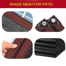 HUJZJY Shade Sail Sun Shade Cloth 39x59ft, Shade Cloth with Grommets, Garden Sun Shade Cloth, Rectangle Outdoor Canopy Outside Sunshade Awning Cover Privacy Screen Net, for Backyard