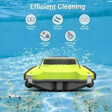 Automatic Robotic Pool Cleaner, 180 Mins Long Runtime & Auto Parking, Ideal for In-Ground Flat Pools Up to 100 M2