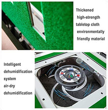 usamjtable 4-Legged Automatic Mahjong Table with 36mm Numbered Tiles Green