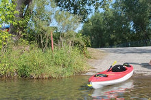 Pelican Argo 100X Sit-in Kayak Lightweight One Person Kayak - Fireman Red
