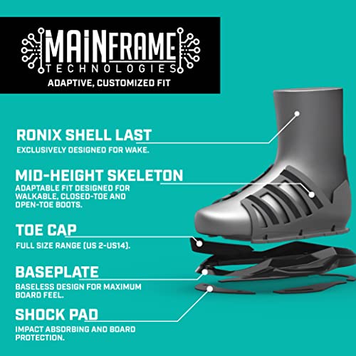 Ronix District Stage 2 Wakeboard Boots White/Black