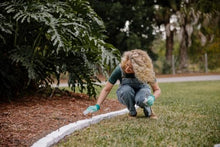 Beuta Landscape Edging | Garden Edging Border | Faux Stone Bricks for Lawn edging, Flower beds, Pathways & Yard Edging– 40 Packs | Each Section Has 6 Bricks 48"L x 4"W x 2.25"H | 120 Spikes |Limewash
