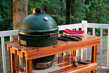 JJGeorge Long Table for Large Big Green Egg – Includes Table Cover