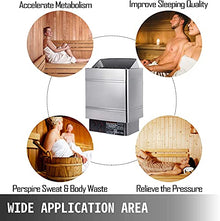 JYXYXSCP Sauna Heater Electric Sauna Stove Stainless Steel Dry Steam Bath Sauna Internal Control 200V-240V for Home Hotel Sauna Room (3KW)