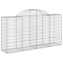 Arched Gabion Baskets 4 pcs Galvanized Iron Plant Pots Self-Watering Indoor Outdoor Gardening White Black