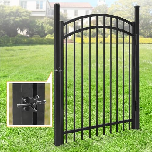 Fencer Wire 52FT Heavy Duty Flat Top Fence Barrier Kit Black