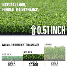 Ottomanson Artificial Turf Golf Hitting Mat Green