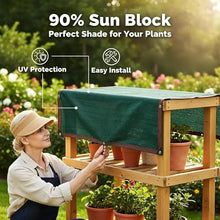 LJTGFHP 90% Sun Shade Cloth with Grommets, 18 x 100 ft Pergola Replacement Shade Cover Canopy Privacy Screen for Outdoor Patio Garden, Dark Green
