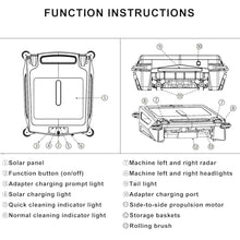 Piefeak Cordless Robotic Pool Vacuum Cleaner,with Automatic Steering Function,5 H Working Time Automatic Pool Skimmer Dual Working Mode,Pool Cleaning Robot