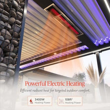 Bromic Platinum Smart Heat 3400W Electric Patio Heater - Radiant Infrared, 208V, Black Finish - BH0320021
