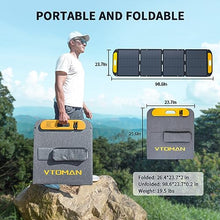 VTOMAN VS200 Pro Foldable Solar Panel 200W 48V for Solar Generator