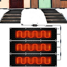 ywroscar Snow Melting Mat - Non-Slip Outdoor Ice Melting Solution for Stairs, Doorways, and Driveways(40x160cmx3Pcs)