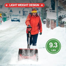 LZDOYY Cordless Snow Shovel - 12 Inch 20V 4.0Ah Cordless Snow Blower for Driveway Battery Snow Blower with Adjustable Handle Electric Snow Thrower for Driveway clearing,1battery