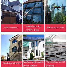 ZWJABYY Window Cleaning Kit with Extension Pole,Window Cleaning Pole,Water/Hose Fed Extendable Pole,Window Cleaning Brush Equipment, Cleaning Photovoltaic and Solar Panels,7.2M/24FT
