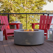 Lakeview Elysian 36-Inch Round Propane Fire Table w/NG Conversion Kit - Weathered Slate - SCC9815LPWSLT