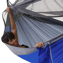 MaGiLL Outdoor Mosquito Net Camping Hammock 1-2 Person Parachute Picnic Hammock Portable Hanging Sleeping Hammock Swing Hammock (Color : Vert) (Vert)