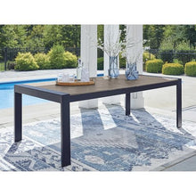 Signature Design by Ashley Rectangular Outdoor Patio Dining Table, Navy