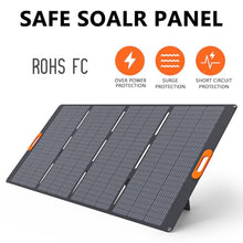 400W Foldable Portable Solar Panel for ALLWEI 1200W 2400W Power Station Solar Generator, IP67 Waterproof, with Adjustable Kickstand for RVs Camping Home and Blackouts