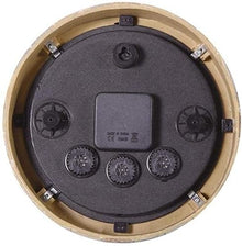 ZYBB Clocks Outdoor Moisture and Dustproof Outdoor Clocks for The Garden Wall Mounted with Temperature and Humidity