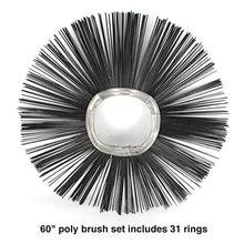 Grasshopper Mower Sweepster 60" All-Poly Broom Bristles, Supplies to Maintain and Maximize your Grasshopper Mower Performance, Ensure Long Mower Life, Genuine Replacement Part, OEM 100254