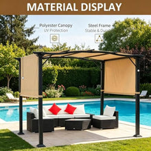 Outdoor Wooden Pergola, Backyard Gazebo with Open Roof, Garden Arbor, Support for Climbing Vines, Grapes, Flowers, Patio Shade, Deck, Lawn, Water-Protected (Black8' x 10')