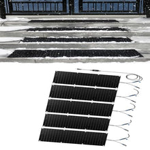 YTNGTT Snow Melting Walkway Mat - Non-Slip Rubber Outdoor Mat with Power Cord for Winter Snow Removal(30x90cmx5Pcs)