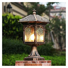 ALDEPO Courtyard Light MERCB Outdoor Pillar Lamp Garden Courtyard Fence Column Step Corridor Street Garden Fence Parking Lot Coffee Lighting
