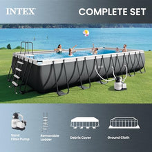 INTEX Ultra XTR 24ft x 12ft x 52in Above Ground Swimming Pool Set Bundle
