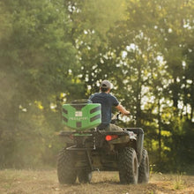 Hooyman Vehicle Spreader with Adjustable Feed Rate, Universal Attachment, 125LB Capacity, for Seeding, Land Management, and Lawncare