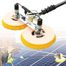 YANDDEA Electric Pool Cleaning Brush w/Adjustable Brush Head, Extendable Window Cleaning Pole Cleaner Kit, Photovoltaic & Solar Panel Cleaning Tool,8M