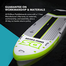Driftsun Inflatable Paddle Board 12ft Extra Wide SUP Package Green