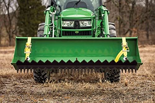 Tarter BR68 68 in. Bucket Rake, Black