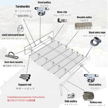 HOFUNTRE Retractable Wave Canopy Pergola Cover，pergola Shade Cover Retractable，Wave Sunshade Net，Fine Workmanship, Effective Sun Protection, Comfortable Outdoor Experience(W:3m/9.84ft*L:14m/46ft)