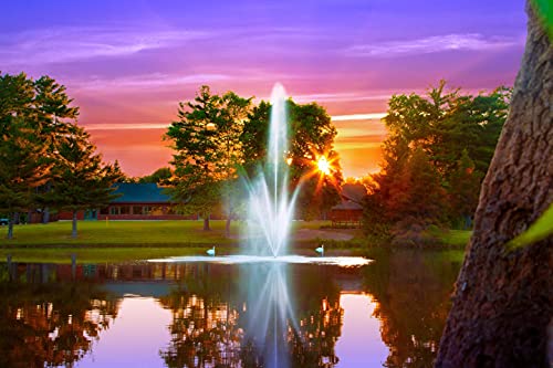 Scott Aerator Atriarch Pond Fountain 1HP 230V 150ft Cord
