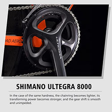 SAVADECK Carbon Road Bike 700C Carbon Frame Racing Bicycle with R8000 22 Speed GroupSet, 25C Tire (Black 54cm)