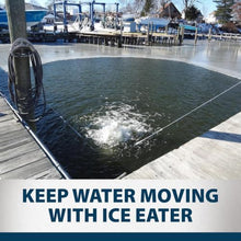 Ice Eater Submersible Pond & Lake Deicer for Boat Docks & Marinas, Winter Water Pump for Circulation & Aeration, P750 3/4 Horsepower - 100 Ft Cord 115V